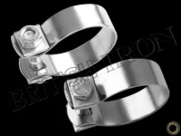 Triumph Universal Café Racer 1 7/8&Quot; Silencer Muffler Clamp