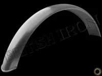 Universal Mudguard MC1 R14 3/4 36" Beaded Mild Steel Fender PN# TBS-SPE0015