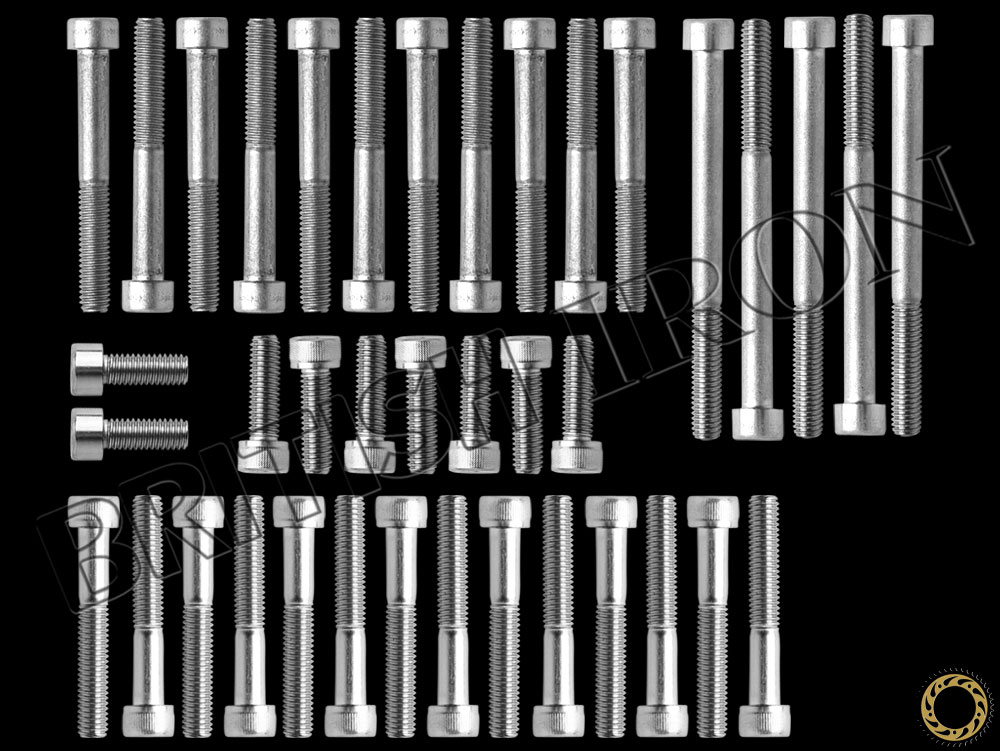 Side Cover Bolt Kit For Air Cooled Carbbed Twins (Up To 161317) Pn Mbi-Schw01