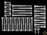 Side Cover Bolt Kit for Air Cooled EFI America/Speedmaster (Up to 460556) PN MBI-SCHW03