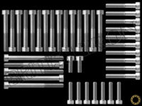 Side Cover Bolt Kit for Air Cooled EFI America/Speedmaster (460557 on) PN MBI-SCHW04