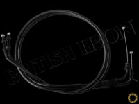Venhill Throttle Cables for 09-16 Triumph Bonneville/T100 EFI PN MBI-01-4-161
