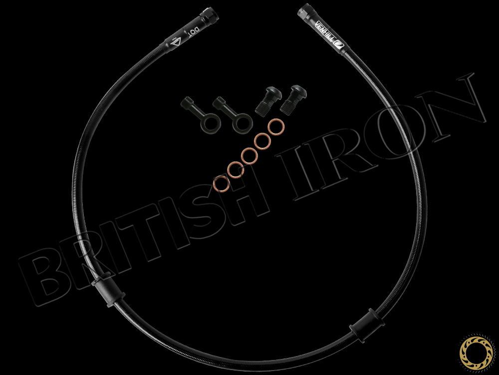 Venhill Front Brake Hose For Triumph Thruxton 900 Pn Mbi-Tri-9024F